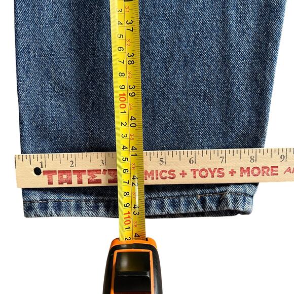 Rustler Classic Blue Denim Jeans Men’s 36x32 Straight Leg Medium Wash - Picture 7 of 11